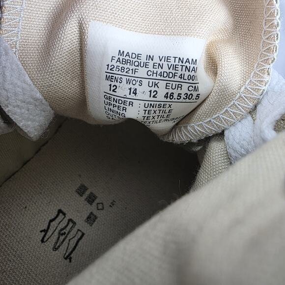 Converse Chuck Taylor All Star Mens Olive Green Size 12 Vintage High Top Shoes - Picture 9 of 10